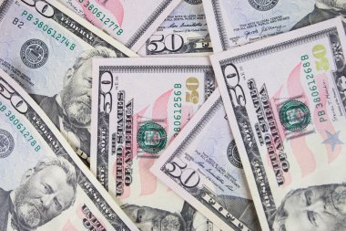 Amerikan doları. Çok para. Mali konsept.