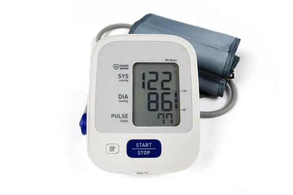 Medical Electronic Tonometer White Background — Stock Photo, Image
