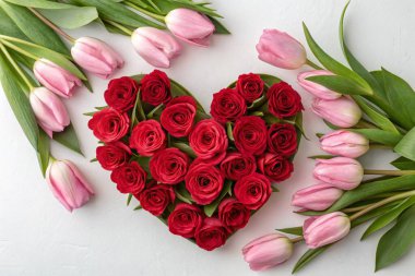 Üst Manzara, çiçek aranjmanı, Sevgililer Günü