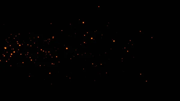 Полум Темряви Пливе Повітрі Полум Іскри — стокове фото