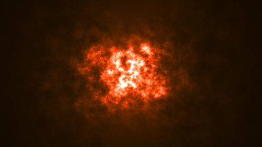 Bulutlu Ateş Duman Arkaplanı