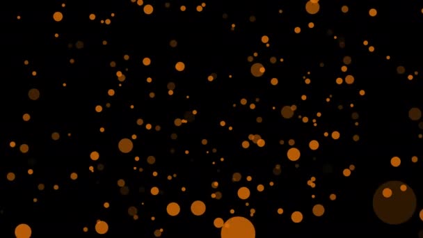 Light Bokeh Effect Particles Background Animation — Stock video