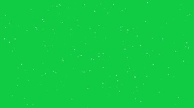 Parıldayan yıldızlar yeşil ekran arkaplanlı hareket grafikleri