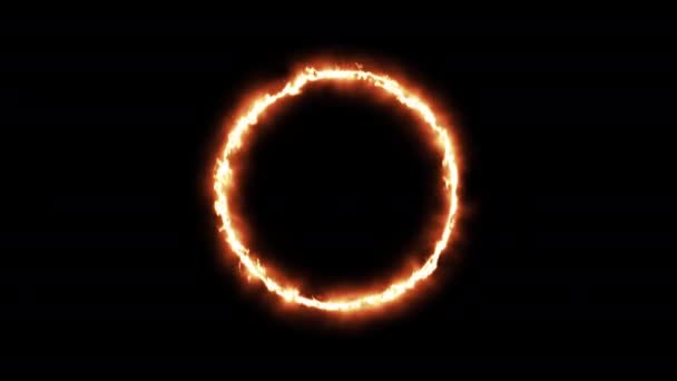 Fire Ring Loop Animation — 비디오