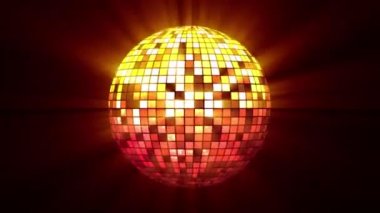 Neon Disko topu müzik yayını ve etkinlikler için kusursuz VJ döngü animasyonu