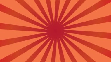 sunburst pattern yellow, white background animation. Stripes sunburst rotating motion