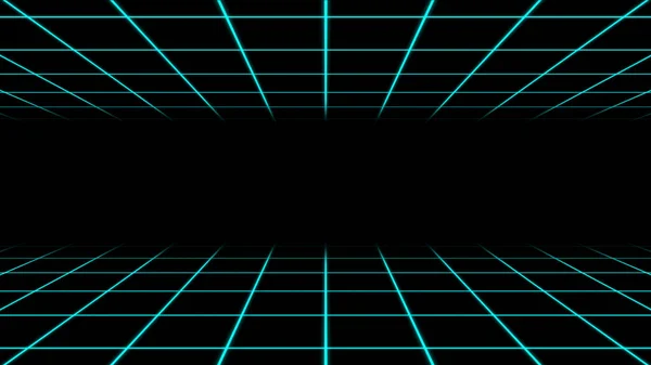 Abstract blue grid background. Futuristic technology style.