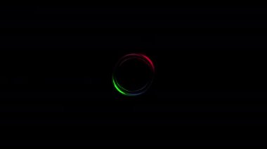neon daireler soyut geleceksel hareket arkaplanı
