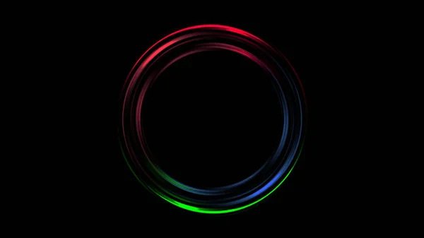 抽象模糊的色轮 色彩艳丽的漩涡 圆形框架或横幅 为您的内容提供位置 — 图库矢量图片
