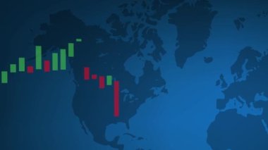 Borsa Çizelgesi. Mum Grafiği 