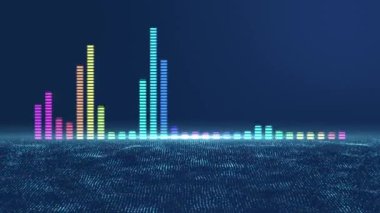 Müzik ve Bilgisayar Hesaplaması için Ses Spektrumu Parıltısı Simülasyonu kullanımı. Çok Renkli Ses Dalgaları