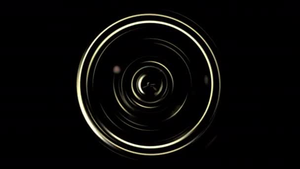 放射抽象色の背景 線は円を描いて動きます — ストック動画