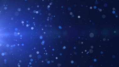 Toz mavisi parçacıklar. Parçacıkların soyut arkaplanı. Noktalar arka plan. Fütürist dijital noktalar arkaplanı.