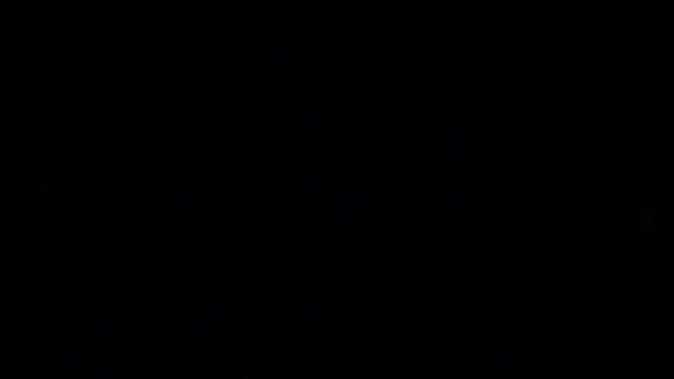 Частинки Вибуху Блищить Чорному Тлі Енергія Частинок Вибуху Рух Фону — стокове відео