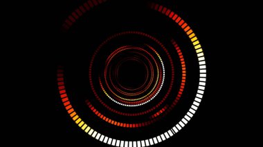 Renkli ışık ve daireli soyut arkaplan