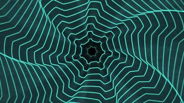 Retro Dalga Biçimli Canlandırmadaki Spiral