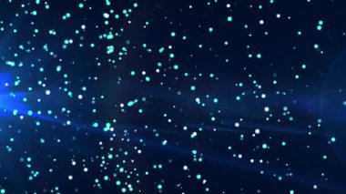 Parçacıklar mavi oyun fragmanı başlıkları sinematik konser açılışları arkaplan döngüsü