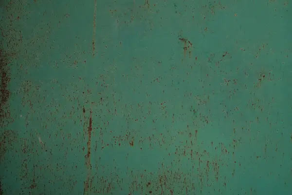 yeşil arka plan doku metal kışın garaj kapısında