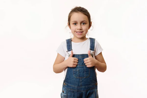 Criança Branca Adorável Idade Elementar Criança Pré Escolar Uma Linda — Fotografia de Stock