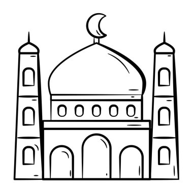 Cami El Çizimi Simgesi