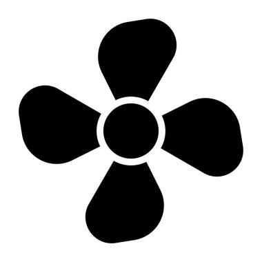 Simgeyi Doldur. Siyah ve Beyaz Colling Hava Taraftarı Sembolü