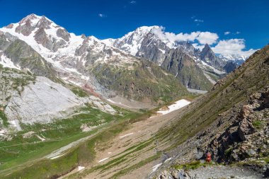 Monte Bianco grubunun güzel Alpleri