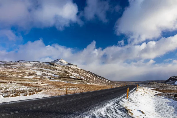 Driving Winter Iceland — Stock Photo, Image