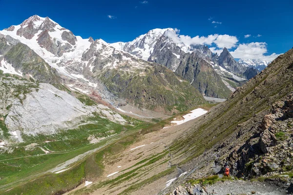 Monte Bianco Grubunun Güzel Alpleri — Stok fotoğraf