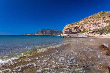 Beautiful day at the Camel Beach in kos island, greece