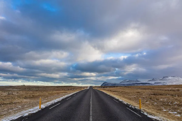 Driving Winter Iceland — Stock Photo, Image