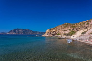 Beautiful day at the Camel Beach in kos island, greece