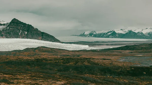 Manhã Inverno Desfiladeiro Jfur Islândia — Fotografia de Stock