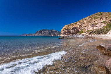 Beautiful day at the Camel Beach in kos island, greece