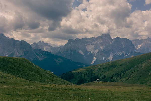 Día Soleado Los Dolomitas Sesto Trentino Alto Adige Italia — Foto de Stock