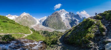 Monte Bianco grubunun güzel Alpleri