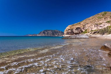 Beautiful day at the Camel Beach in kos island, greece