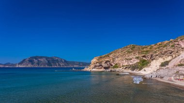 Beautiful day at the Camel Beach in kos island, greece