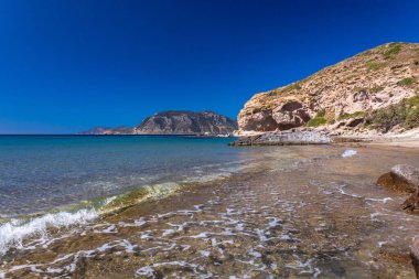 Beautiful day at the Camel Beach in kos island, greece