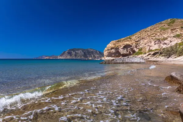 Beautiful Day Camel Beach Kos Island Greece Imagem De Stock