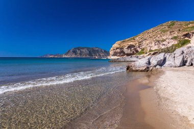 Beautiful day at the Camel Beach in kos island, greece