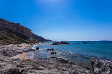 Beautiful day at the Camel Beach in kos island, greece