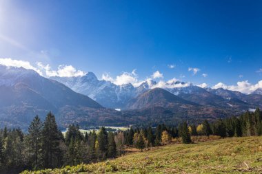 Clouds in the sky over mount Forno, friuli venezia-giulia, italy clipart