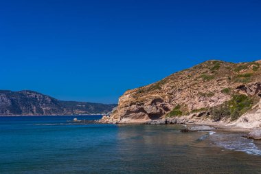 Beautiful day at the Camel Beach in kos island, greece