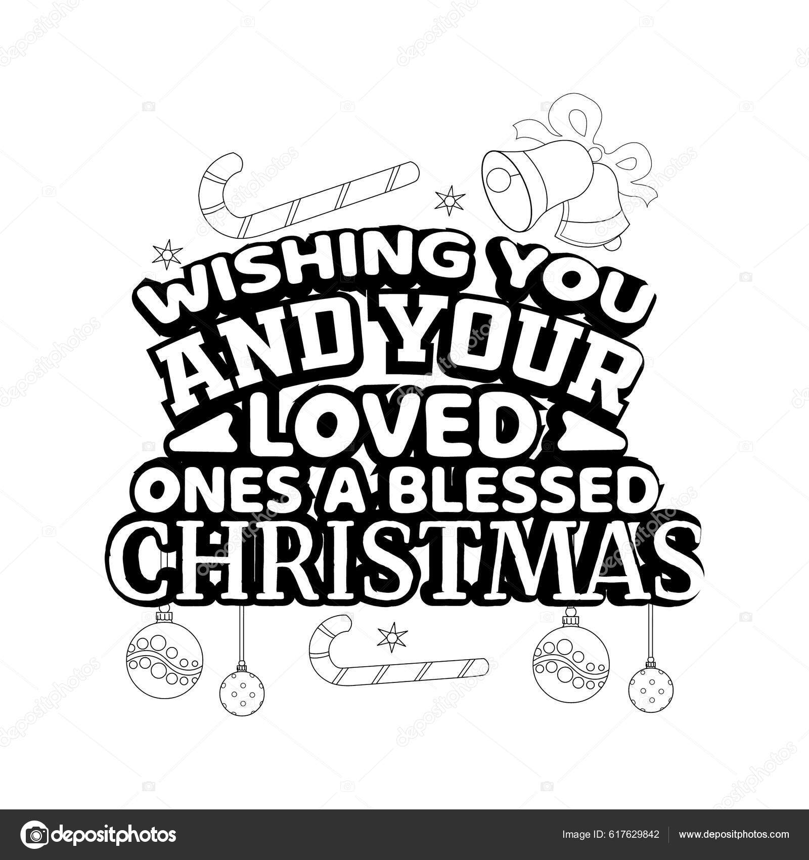 Merry Christmas Coloring Page Christmas Line Art Coloring Page Design