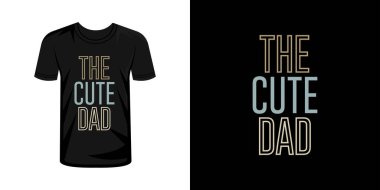 Şirin baba tipografi tişörtü tasarımı