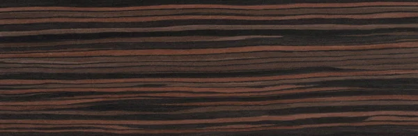 Makassar Exotic Dark Wood Panel Texture Pattern Banner — Stock Photo, Image