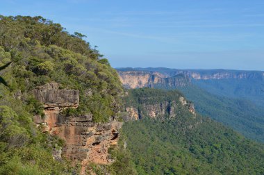 Wentworth 'teki dağların manzarası Avustralya' nın Mavi Dağları 'na düşüyor. 
