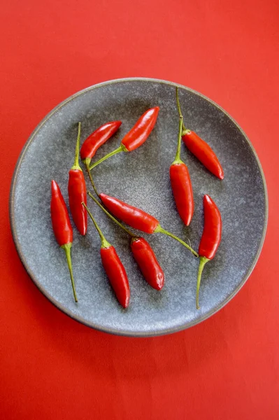 stock image Red hot chili peppers in the kitchen