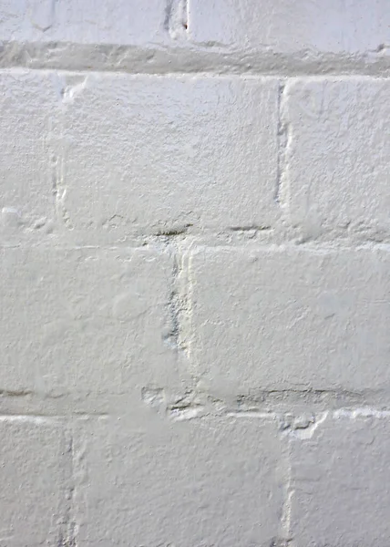 Цегляна Стіна Пофарбована Світло Сірий Колір — стокове фото