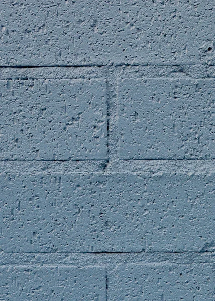 Zbliżenie Malowanych Cegieł Ścianie Mieście — Zdjęcie stockowe